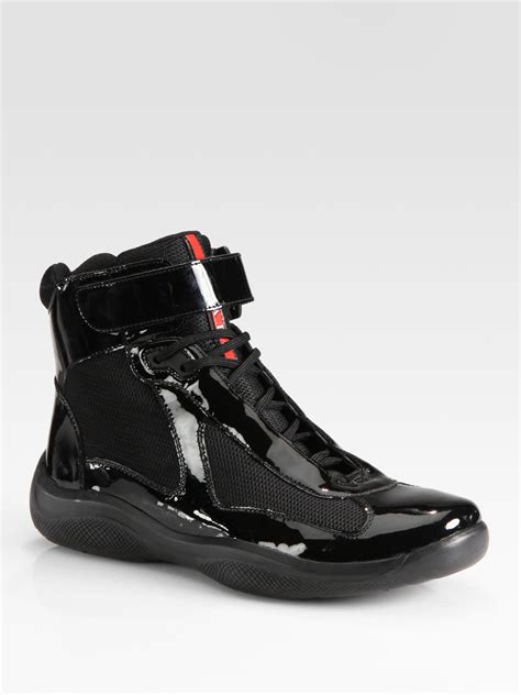 prada runner sneakers|prada high top sneakers women's.